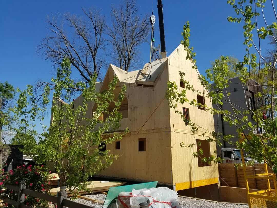Kitchen with terrazzo counters